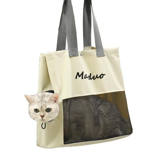 KBW401 Hot Selling Fashion Pet Bag New Canvas Cat Backpack Out Portable Pet Box Travel Cat Bag Wholesale