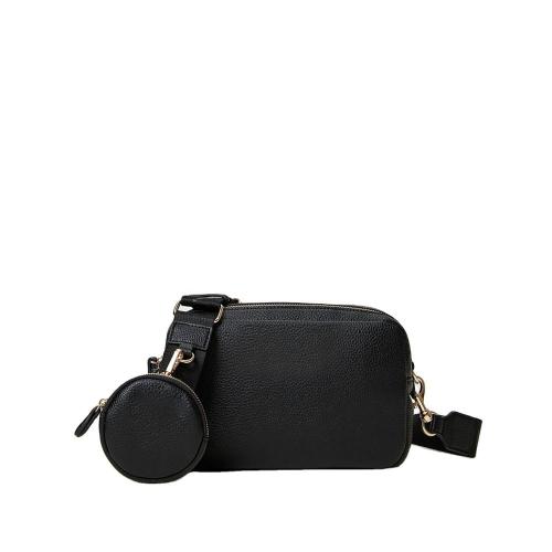 Hot Sale PU Leather Simple And Casual Bag Customize Logo Premium Cross Body Bag Adjustable Women Shoulder Bag