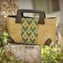 Hand Woven Handbag Women Summer Rattan Tote Bag For Holiday