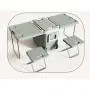 32L Multi-functional picnic ice insulated cooler box with handle and wheels and table and chairs