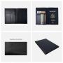 Couverture De Passeport Travel Business Passport Folder Wallet With Customized Logo Genuine Leather Passport Cover Holder