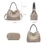 REALER Dropshipping women Shoulder Crossbody Bags Ladies Totes Hand bags custom Hobos bags Genuine Leather handbags