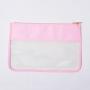 Custom  Embroidery Women Makeup Pouches Clear Cosmetic Bags  Wholesale Lady Snacks Pvc Bags