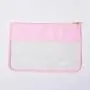 Custom  Embroidery Women Makeup Pouches Clear Cosmetic Bags  Wholesale Lady Snacks Pvc Bags