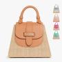 2023 Trendy New Arrival Woven Straw Bags Womens Handbags Beach Bags Vegan Leather Customized Logo Chic Fahion Ladies Hand Bags