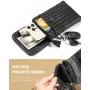 Custom Quality Woven Cell Phone Bag Small Purses Wallet Phone Pouch with Adjustable Strap PU leather Crossbody Bags for Women
