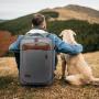 KBW744 Travel Backpack Personal Item Carry On Backpack with 3 Packing Cubes Airline Approved Water Resistant Luggage Laptop