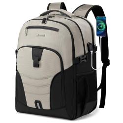 LOVEVOOK Stylish Large Travel Backpack for Men TSA Approved Carry On Computer Rucksack school work business Laptop Backpacks usb