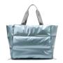 Gelory High Quality Women PU Leather Dry And Wet Separation Gym Bag Pink Portable Waterproof Luggage Travel Bags
