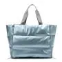 Gelory High Quality Women PU Leather Dry And Wet Separation Gym Bag Pink Portable Waterproof Luggage Travel Bags