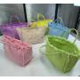 Personalized Print Embroidery Logo Large Capacity Fringe Tassel Canvas Bag Tote Handbags Women Work Shopping Travel Beach Tote
