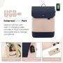 LOVEVOOK wholesale new design eco-friendly hot sell 100% recycled PET portable durable school bag 15.6 in laptop backpack unisex