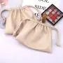 Custom Emboss Printing Pu Leather Cosmetic Skincare Product Storage Bag Drawstring Women Travel Leather Makeup Pouch