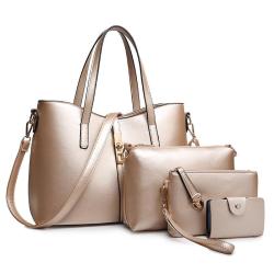 2024 Wholesale Fashion 4 Pieces Handbag Set For Women Ladies Designer Tote Bag