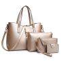2024 Wholesale Fashion 4 Pieces Handbag Set For Women Ladies Designer Tote Bag