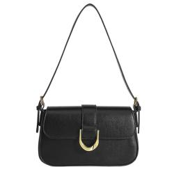 HR258 New Niche Young Ladies Underarm Bag PU Leather Retro Horseshoe Buckle Messenger Bag Luxury Fashion Versatile Shoulder Bag