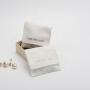 Custom Logo Printed Gift Packaging Flap Canvas Cotton Envelope Jewelry Pouch