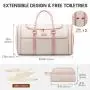Lovevook Large Durable Duffel Bags with Shoes Compartment Wash Bags portable Carry on Ladies Luggage Travel Duffel Bags 2pcs