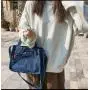 HR420 Women's Exquisite Washed Denim Bag Ins Artistic Style Personalized Crossbody Tote Bag Creative Handheld Small Shoulder Bag
