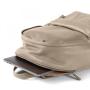 Custom Classic National Beige Leather Laptop School College Bookbag For Student Rucksack Multi function Backpack Bag Men
