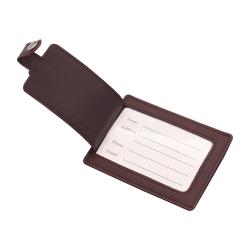 Wholesale hot sale Leather Luggage Tag for Suitcase Women Kids Luggage Travel name Bag Tags with Privacy Cover