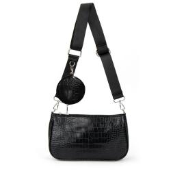 2024 Custom Embroidery Leather Cross Body Bag For Women Fashion With Pouch Purse