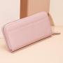 Genuine leather long multi card high-end men's and women's handbags