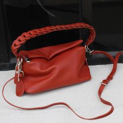 2024 new bags ladies fashion temperament underarm pillow bag woven crossbody female bags