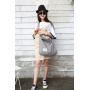 Factory Wholesale Portable Student Handbag Recycled Shopping Bag Women Shoulder Tote Canvas Bag