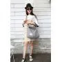 Factory Wholesale Portable Student Handbag Recycled Shopping Bag Women Shoulder Tote Canvas Bag