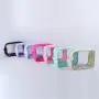 Keymay Personalized Gift Chenille Letter Patches Waterproof Clear Pvc Makeup Pouch Bag Cosmetic Travel Toiletry Bag Travel Bag