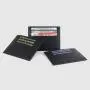 ODM Dompet Newest Design Genuine Leather Card Case Smart Wallet With Leather Lace In Real Unisex Slim Credit Card Holders
