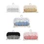 Women purse Luxury Glitter Pearl Beaded Evening Bag Tassel Clutch Cosmetic Bag Jewelry handBag 2024