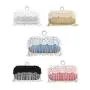 Women purse Luxury Glitter Pearl Beaded Evening Bag Tassel Clutch Cosmetic Bag Jewelry handBag 2024