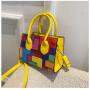 Embroidery Line Diamond Bag Bolsas Para Mujer Designer Women Bags Small Square Bag Designer Handbag Wholesale