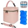 Wholesale Portable Baby Cooler Breastmilk Storage Bag Breast Milk Bottle Insulated Breastmilk Cooler Bag with Ice Pack Food