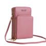 KBW061 Hot Sale Large Capacity Solid Color Fashionable Simple Shoulder Bag Touch Screen Cross-body Women's Mobile Phone Bag