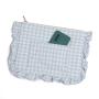 hot selling Ruffle Wrinkling cosmetic bag Factory wholesale can be customized logo flat make up bag