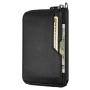 Factory Custom Rfid Blocking Leather Bank Visa Card Holder PU Leather Credit Card Case Genuine Leather Zip Card Case Wallet