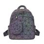 Wholesale Custom Holographic Reflective Bag Wallet Clutch Set Geometric Luminous Purses and Handbags women Backpacks