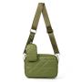 2024 Custom Embroidery Leather Cross Body Bag For Women Fashion With Pouch Purse