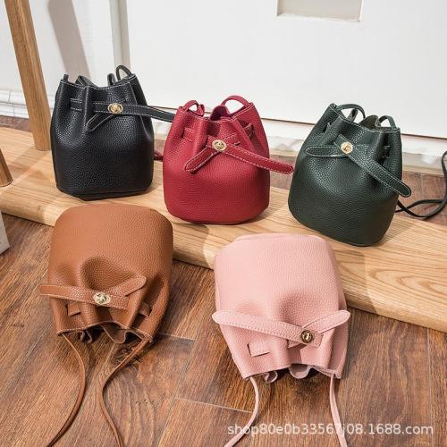 Mini Bucket Bag 2024 Guangzhou Women's Small Shoulder Crossbody Bags New Manufacturers Cheap Price Ladies Messenger Bag