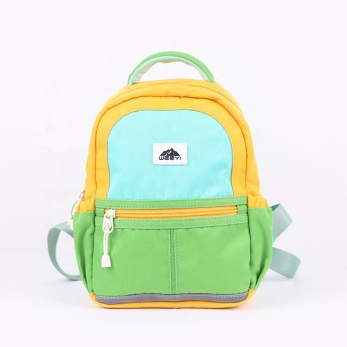 CHANGRONG Custom Boys Girls Lightweight color block design backpack school bags
