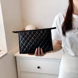 Custom handbag Large capacity makeup storage decoration shopping niche design plus logo zipper bag