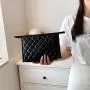 Custom handbag Large capacity makeup storage decoration shopping niche design plus logo zipper bag