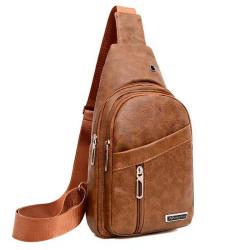 ZR634 Hot Selling Chest Bag PU Unisex New Outdoor Shoulder Bag Sport Travel Waterproof High Quality Crossbody Waist Bag Business