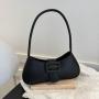 KBW742 Woman New Ins Underarm Bag PU Daily Life Simple And Stylish Girl Mini Handbag Zipper Versatile One Shoulder Women's Bag