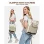 LOVEVOOK 2023 Trendy New Style Travel Work College Backpack Convertible Business Tote Daypack with USB Laptop Backpack for Women