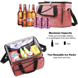 Waterproof Eco Friendly Promotion Silicon Polyester Lunch Cooler Box Bag for School Kids