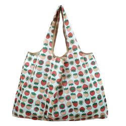 Custom Pocket Square Shopping Bag Environment Eco-friendly Folding Reusable Portable Shoulder Handle Bag for Travel Grocery